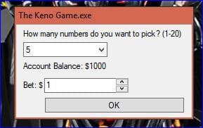 Keno (Gambling) screenshot 5