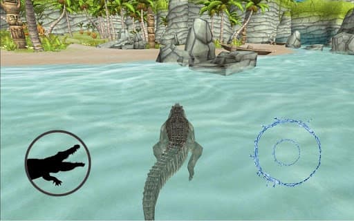 Crocodile Simulator Beach Hunt screenshot 3
