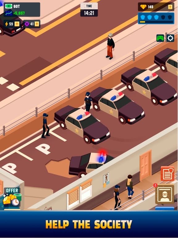 Idle Police Tycoon - Cops Game screenshot 5