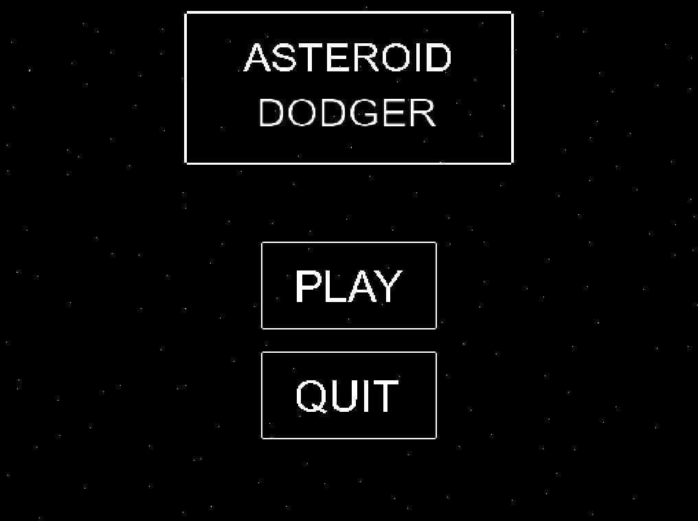 Asteroid Dodger (Ysurio) screenshot 2