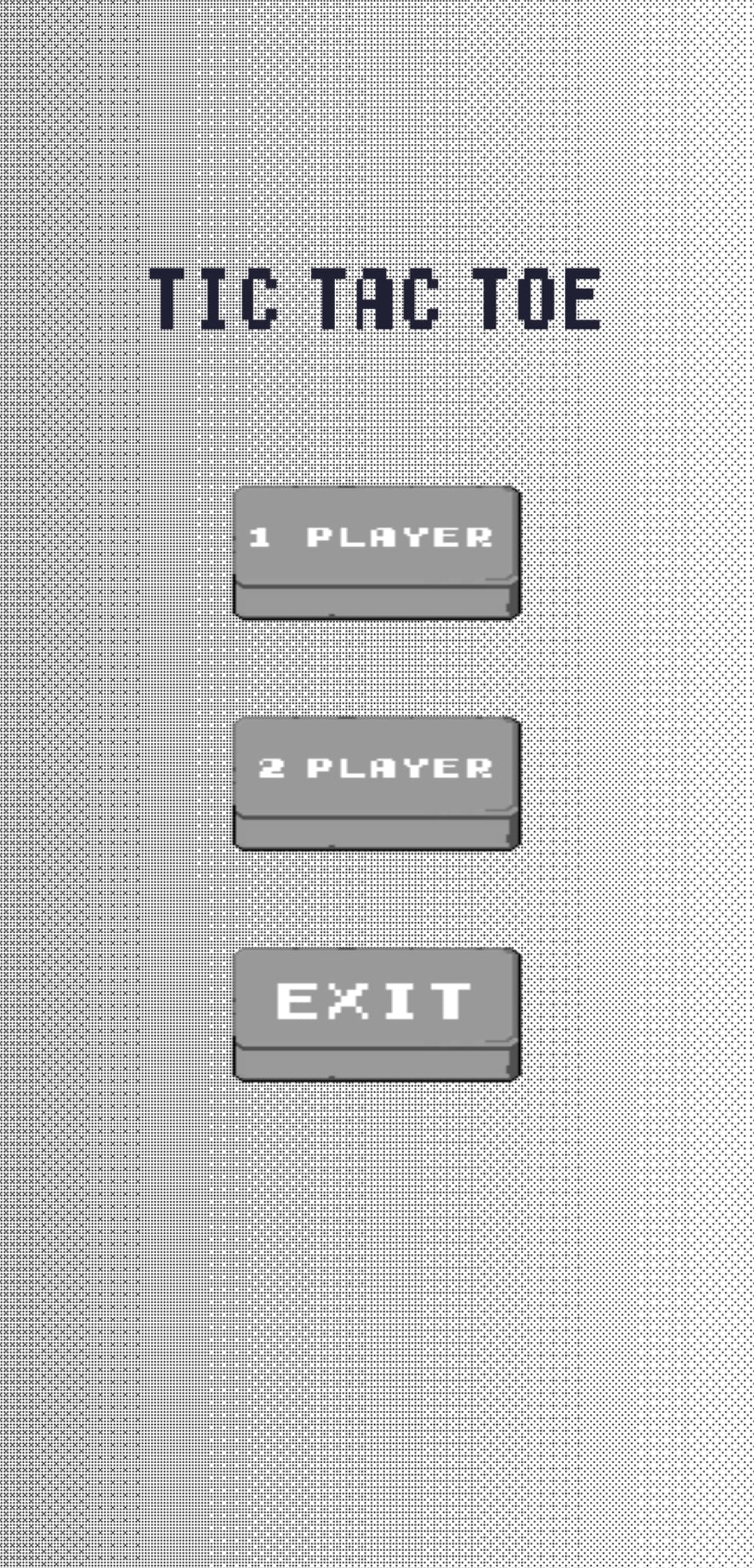Tic Tac Toe pixelated screenshot 2