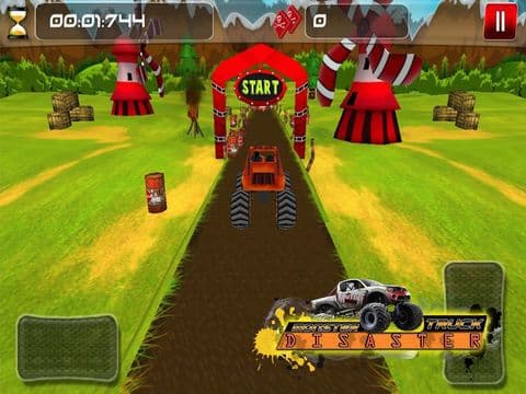 Monster Truck Disaster ( 3D Car Racing Games ) screenshot 2