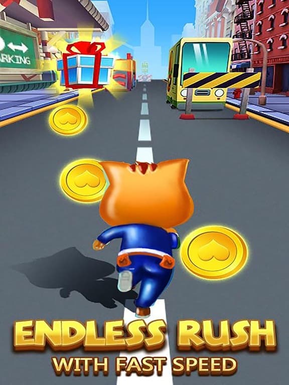 Subway Cat Hero screenshot 2