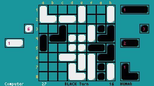 Tetreva (Tetris+Reversi) on Pyxel