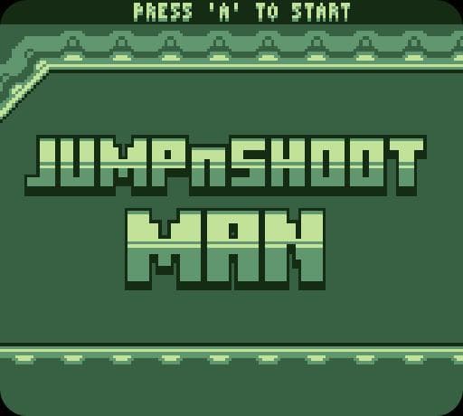 Pixel Vision 8: Jump N Shoot Man Ludum Dare 41 screenshot 2