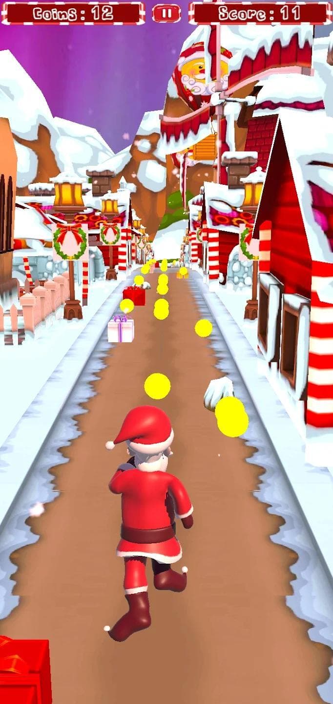 santa runner (android) screenshot 3