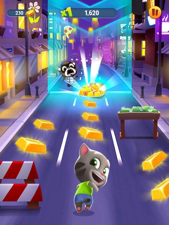 Talking Tom Gold Run screenshot 2