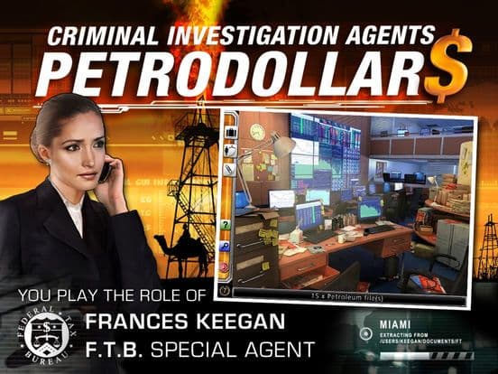 Criminal Investigation Agents - Petrodollars – A Hidden Object Adventure screenshot 2