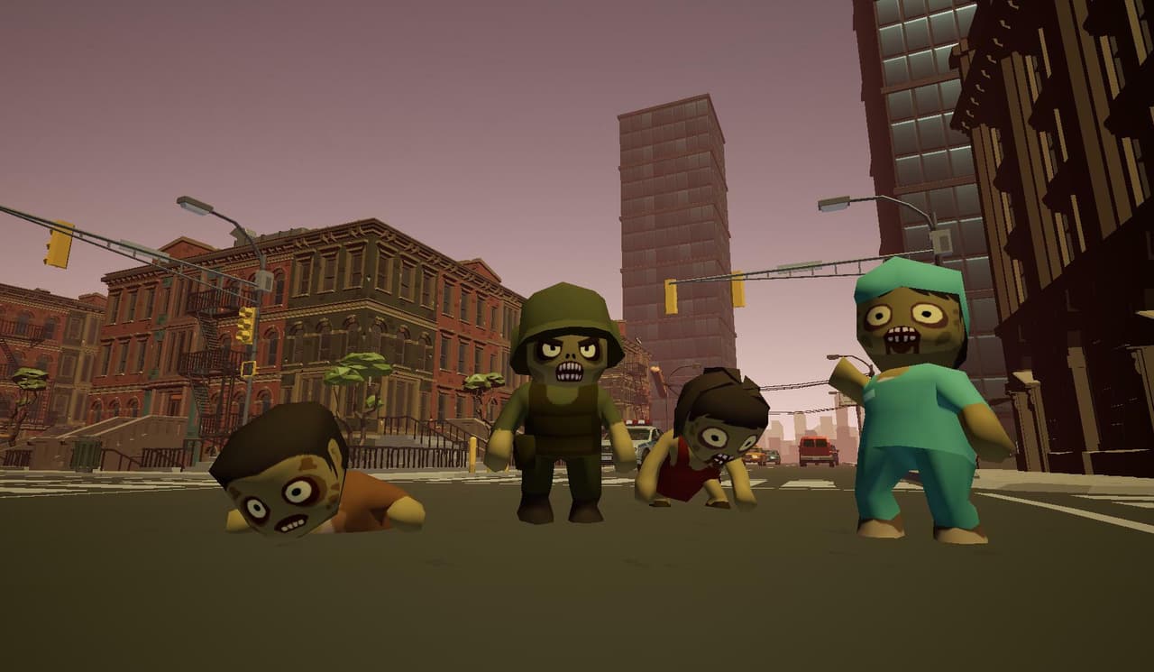 Poly Battles - Zombies! screenshot 2