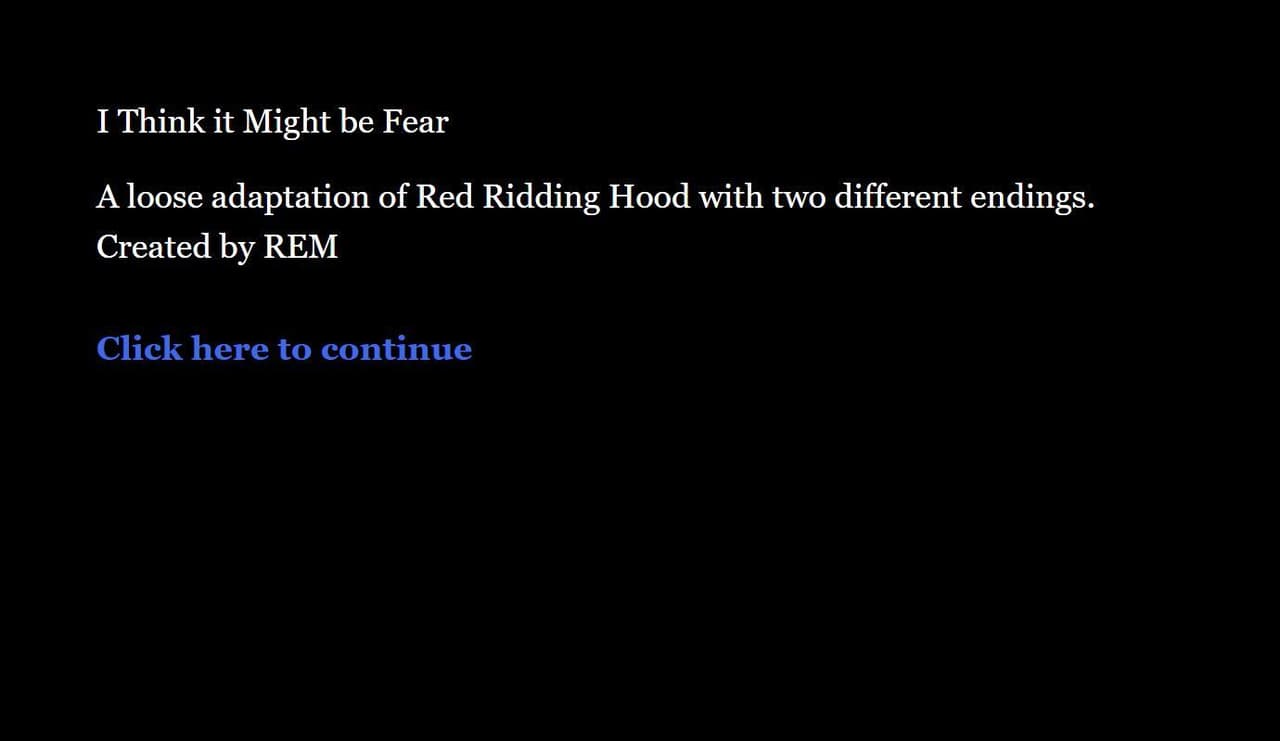 I Think It Might Be Fear screenshot 2