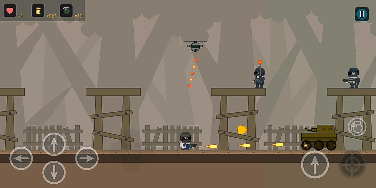 Metal Fire: Action 2D Shooter Game screenshot 3