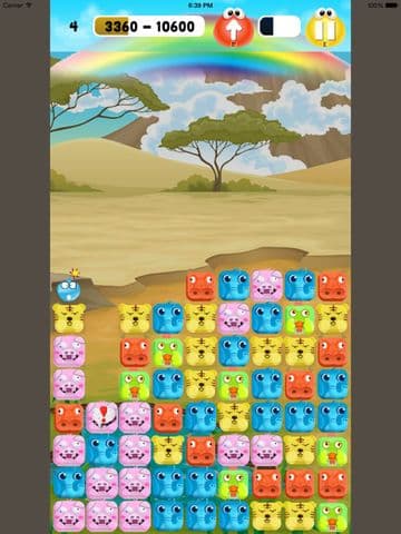 Animal world Pops Free-A puzzle game screenshot 2