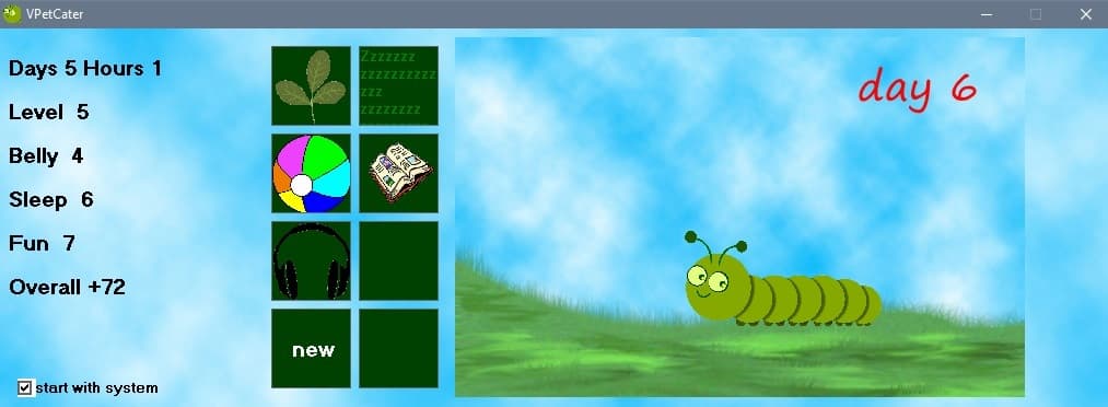 Virtual Pet Caterpillar 1.0 screenshot 4