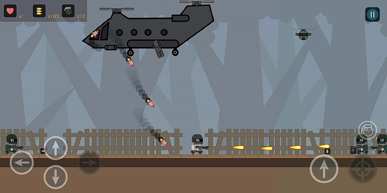 Metal Fire: Action 2D Shooter Game screenshot 2