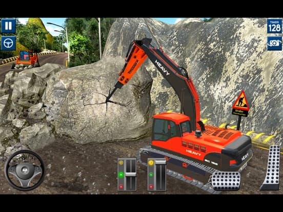 Construction Excavator Game 3d screenshot 3