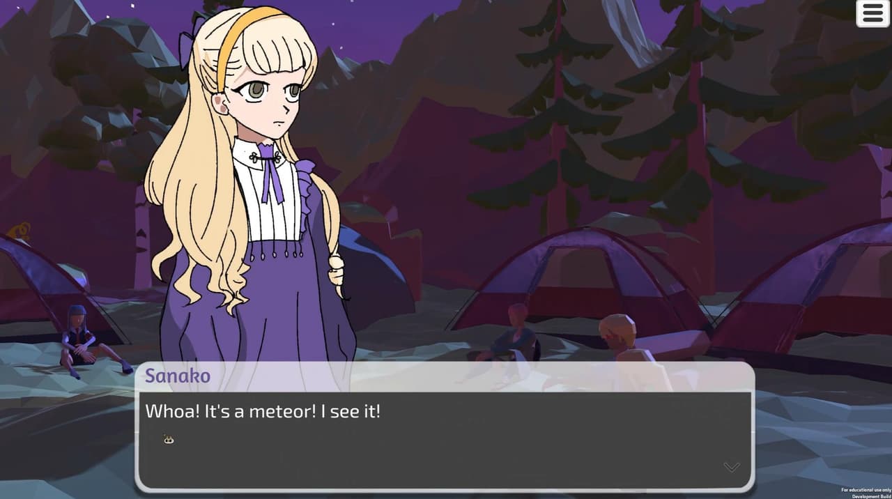Sakura under the Meteor screenshot 2