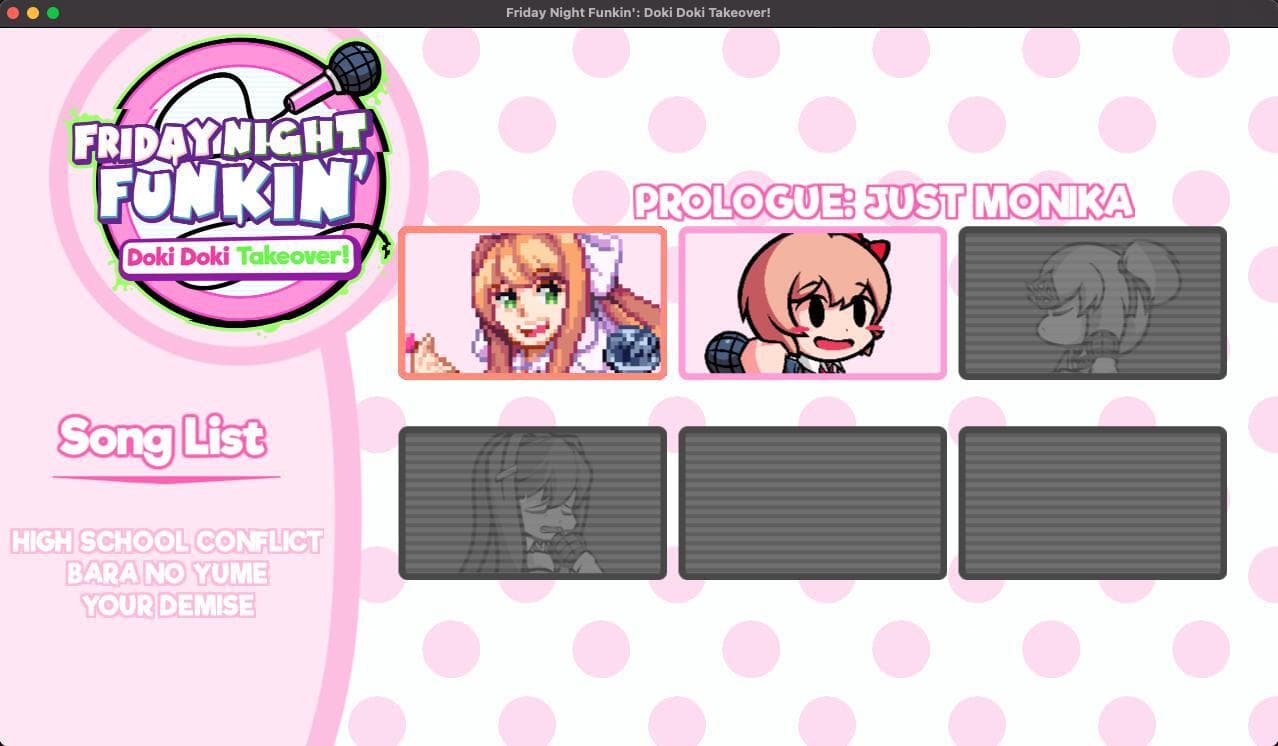 Friday Night Funkin: Doki Doki Takeover! For Mac