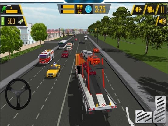 Ultimate Big Truck Car Transport Trailer Simulator screenshot 5