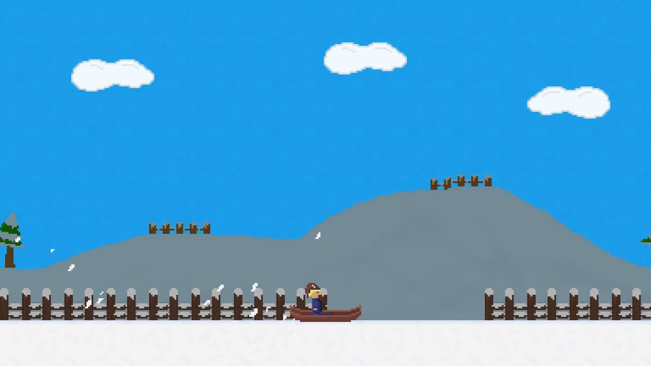 Realistic Sledding Simulator screenshot 2