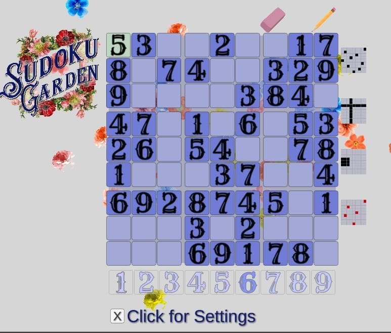 Sudoku Garden screenshot 2