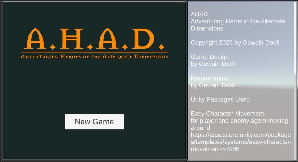 (JAM Version) AHAD: Adventuring Heros of the Alternate Dimensions screenshot 2