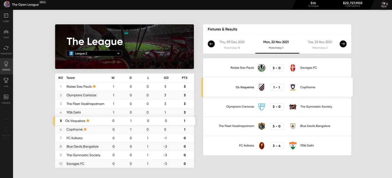 The Open League screenshot 5