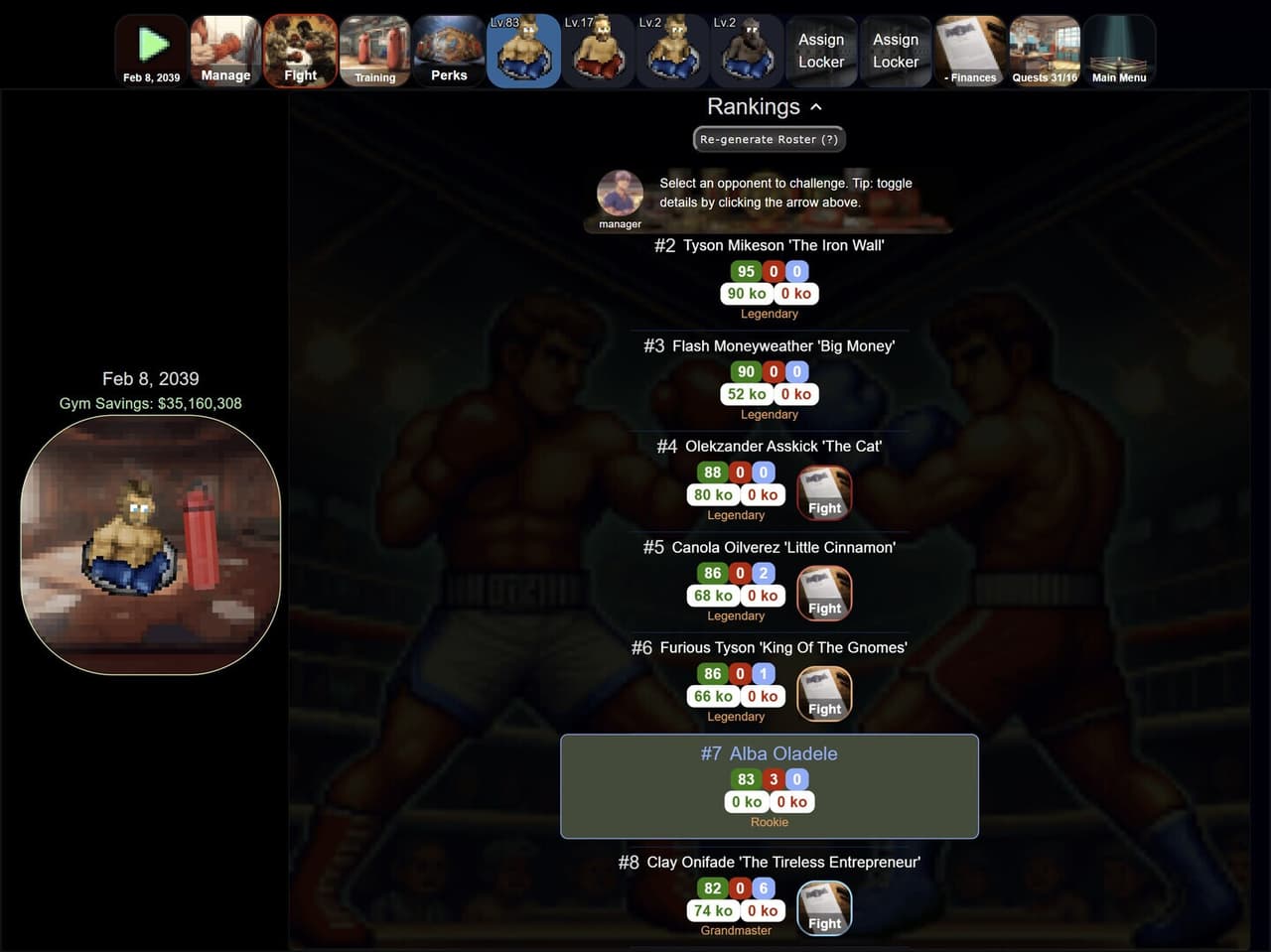 Turn Based Boxing: Tactics screenshot 5