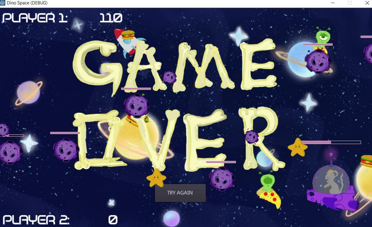 Dino Space Protótipo screenshot 4