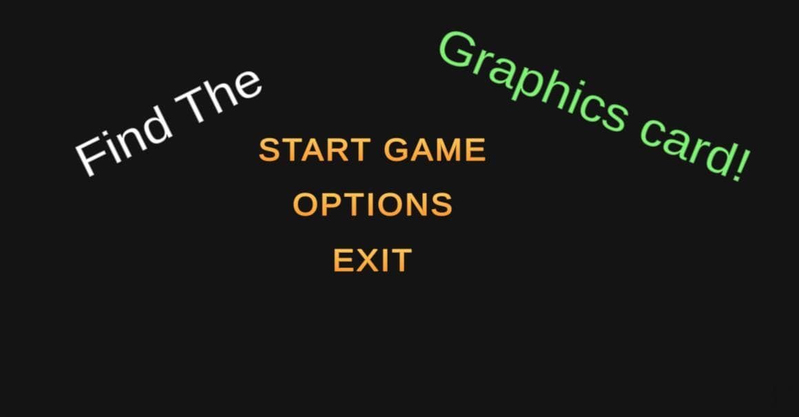Find The Graphics Card