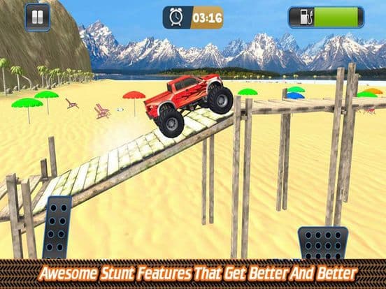 Grand Monster Truck Driving Sk screenshot 2