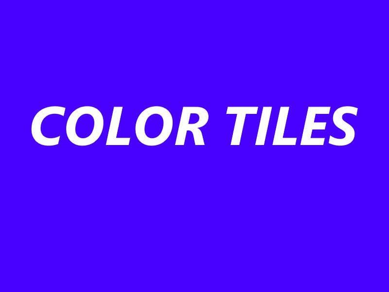 Color Tiles (Foxtrot Development)