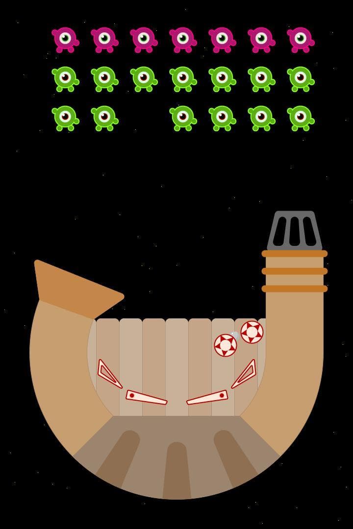 A balls hard fought battle against some devious space fiends in: Space Ball! screenshot 4