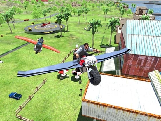 Flying Motorbike Real Sim 3D screenshot 6