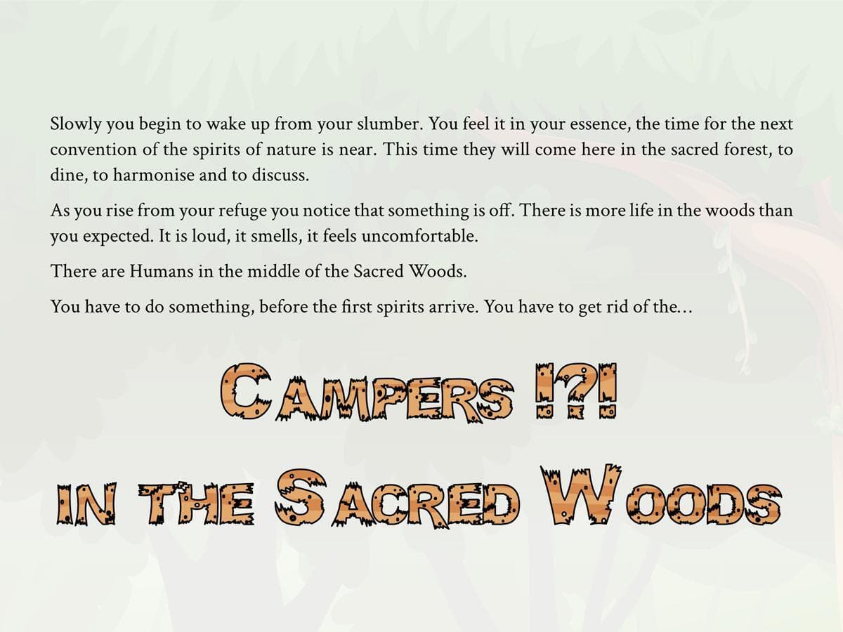 Campers !?! - in the Sacred Woods screenshot 2