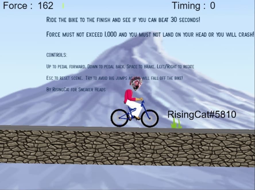 Sneaker Heads in Funny Bike