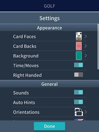 Golf Solitaire Classic screenshot 5