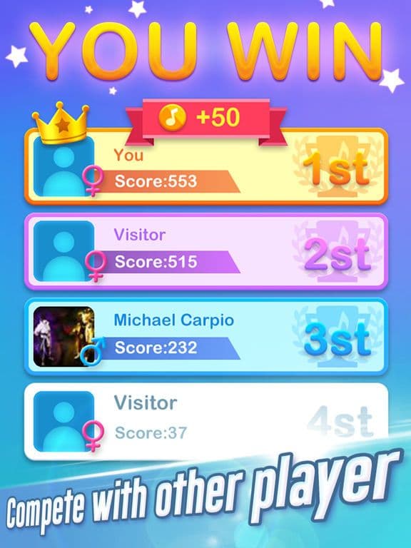 Dream Piano Tiles 2018 screenshot 4