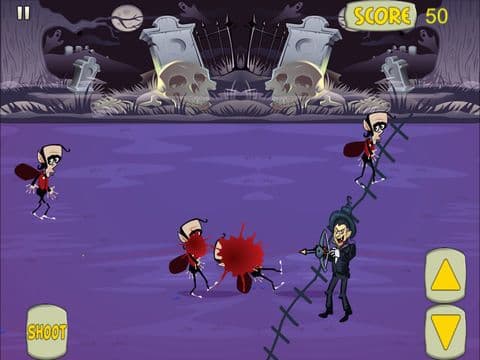 Vampire Attack Defense Shootout - The Last Mans Diaries Free screenshot 4