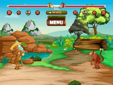 Angry Monkey Mud Toss Fight screenshot 5