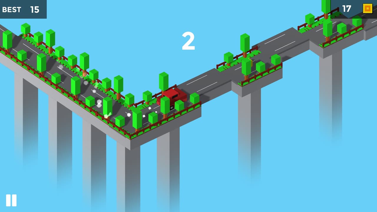 Pixel Traffic: Risky Bridge screenshot 4