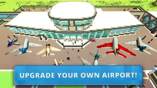 Airport Craft: Fly Simulator Boys Craft Building screenshot 6