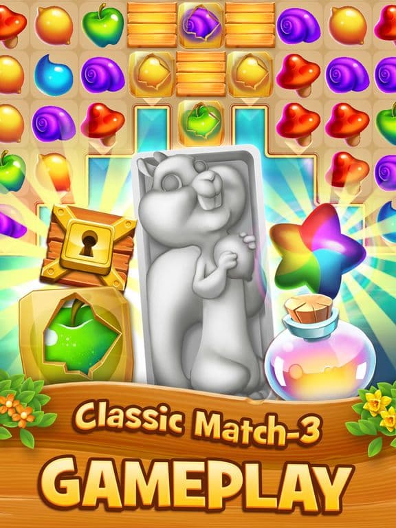 Magic Meadow: Match-3 screenshot 3