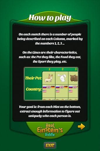 Einsteins Riddle Logic Puzzles screenshot 3