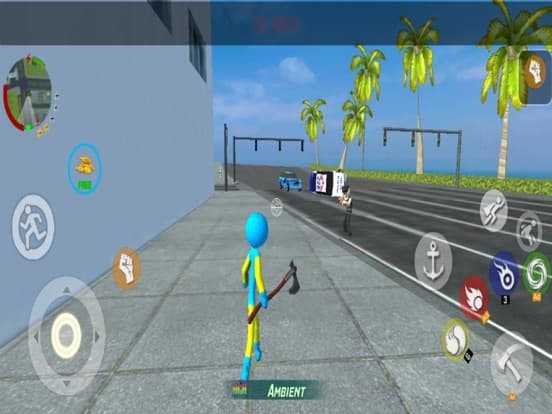 Stickman Rope Hero Crime City screenshot 4