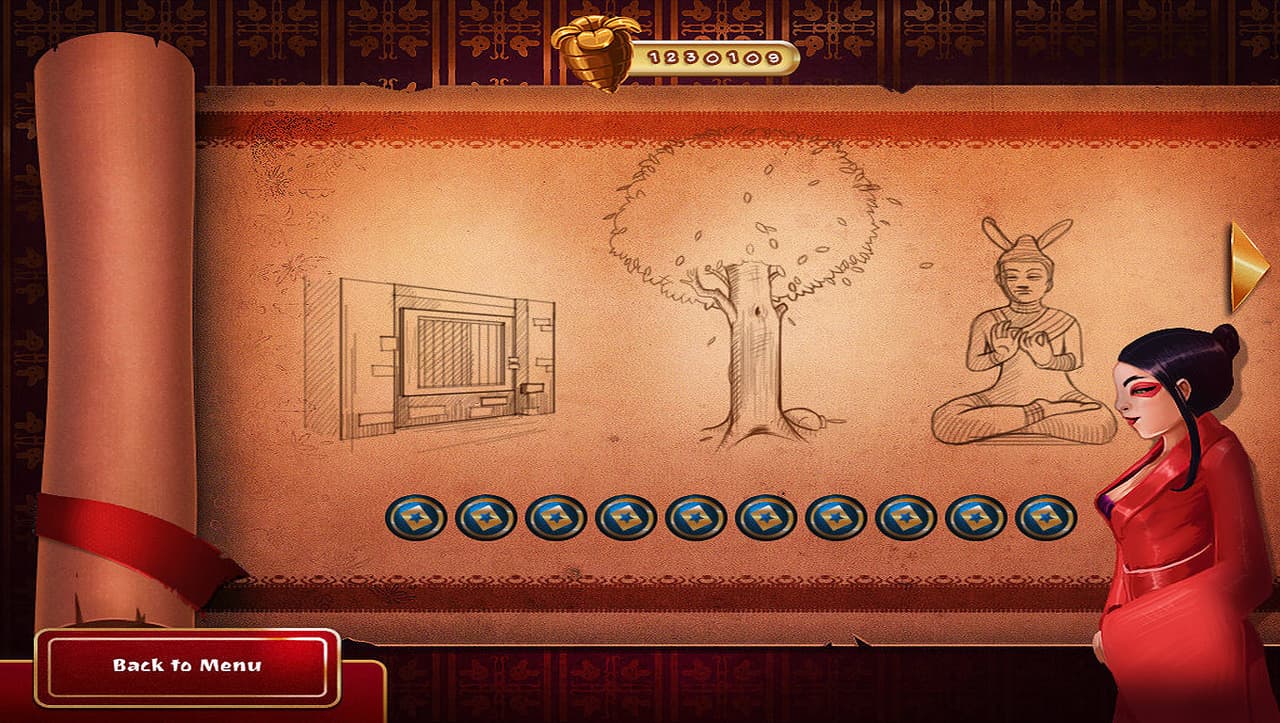 2D Mahjong Temple