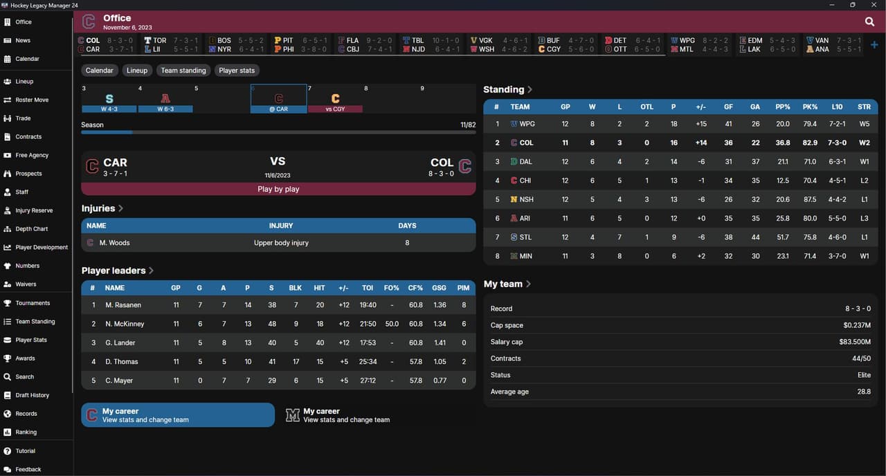 Hockey Legacy Manager 24 screenshot 2