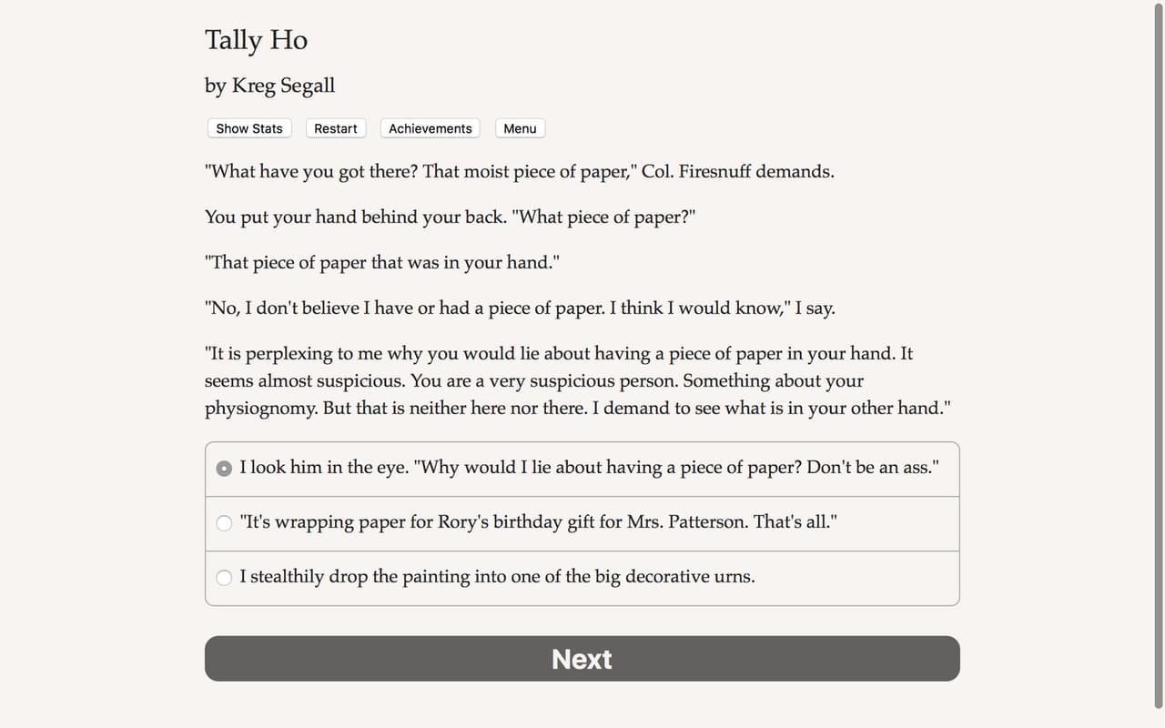 Tally Ho screenshot 6