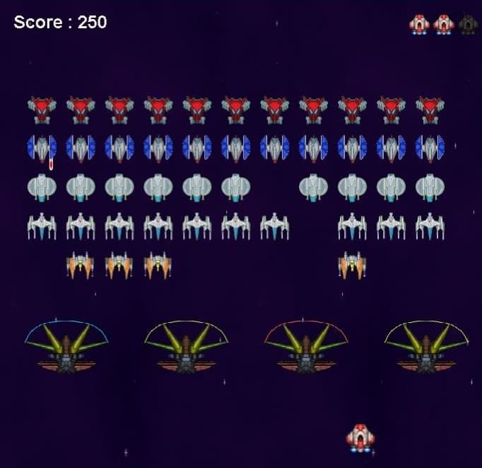 Space Invaders (itch) (MrHunt3ur) screenshot 2