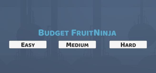 Budget FruitNinja screenshot 2