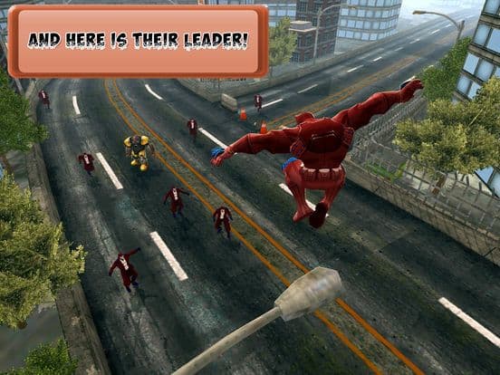Panther Superhero in Battle